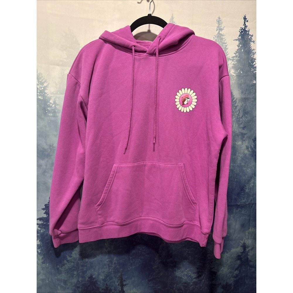 Buc-ee's Sweatshirt Hoodie Purple Make A Difference Today Women's Size M